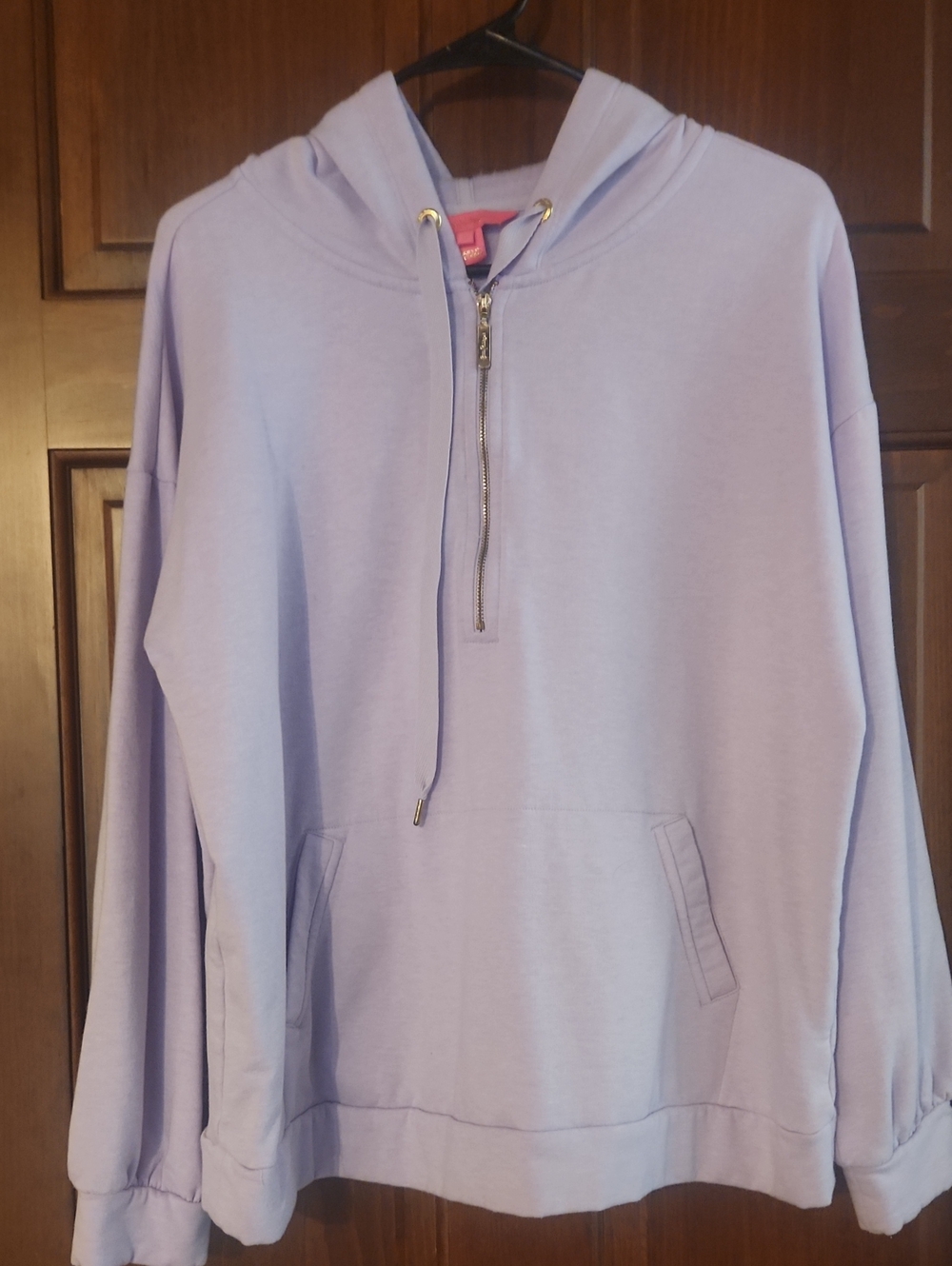 Lilly Pulitzer Lavender Half-Zip Hoodie